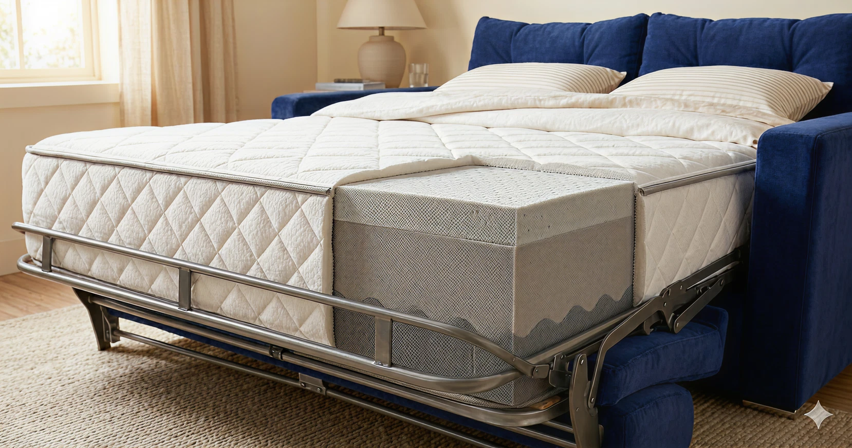 Matelas confortable du canapé convertible