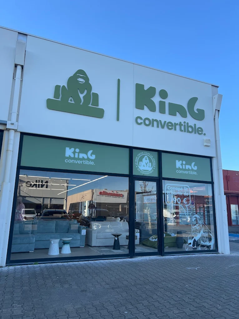 Devanture du magasin King Convertible à Mérignac