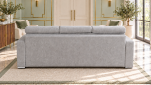 Canapé convertible Equateur en tissu Aston, vue de dos